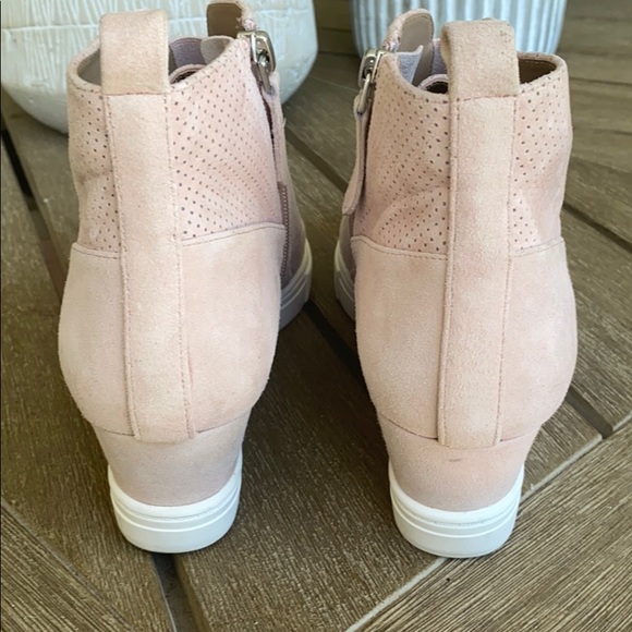 Linea Paolo Felicia Wedge Bootie Sneaker Blush 6.5 - Picture 10 of 11